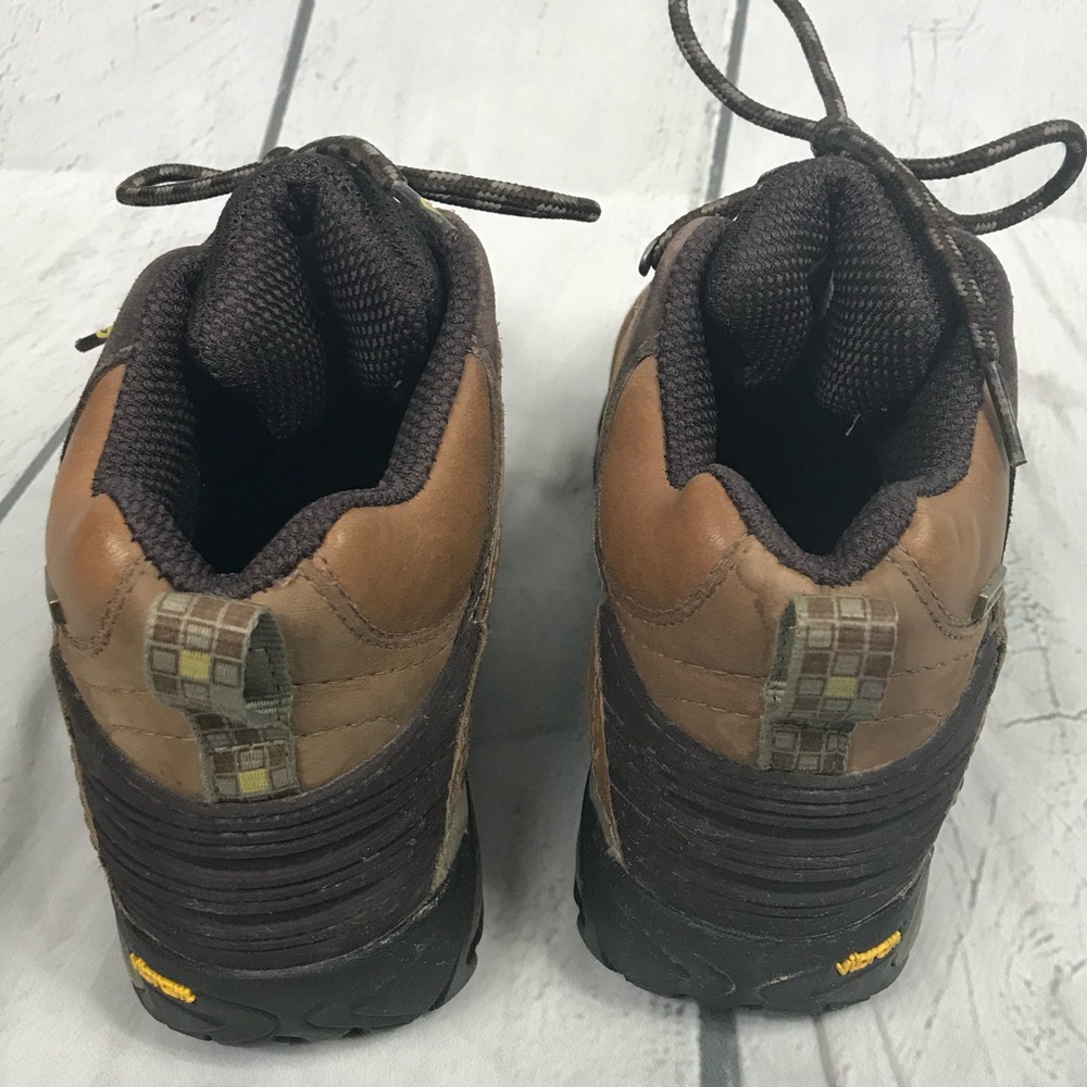 Merrell Women's Brown Lace-Up Hiking Boots - Picture 4 of 6